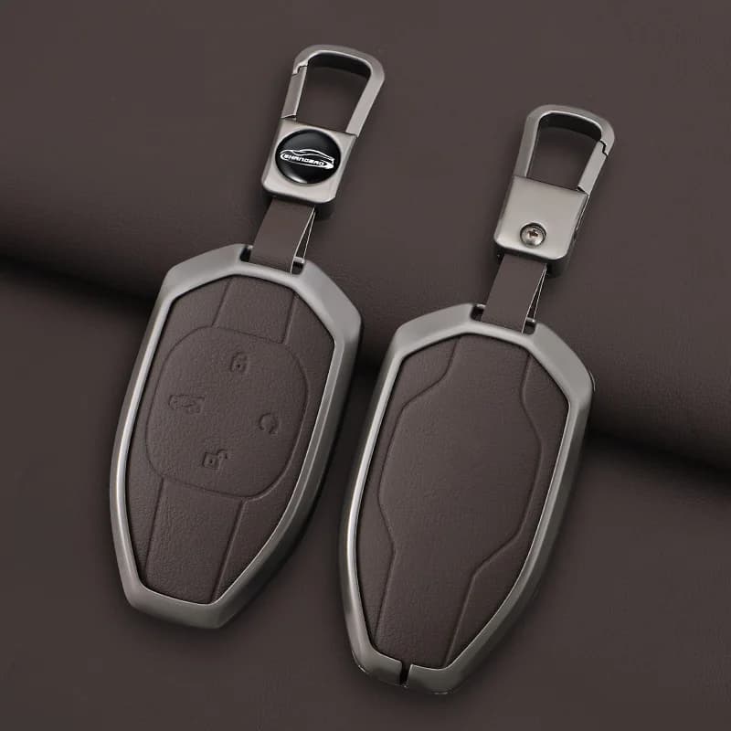 Car Zinc Alloy Key Case Holder Cover For GAC Trumpchi GS7 GS8 GM8 GS5 GA6 GM6 GN8 Empow J15 J16 2023 2022 Interior Accessories