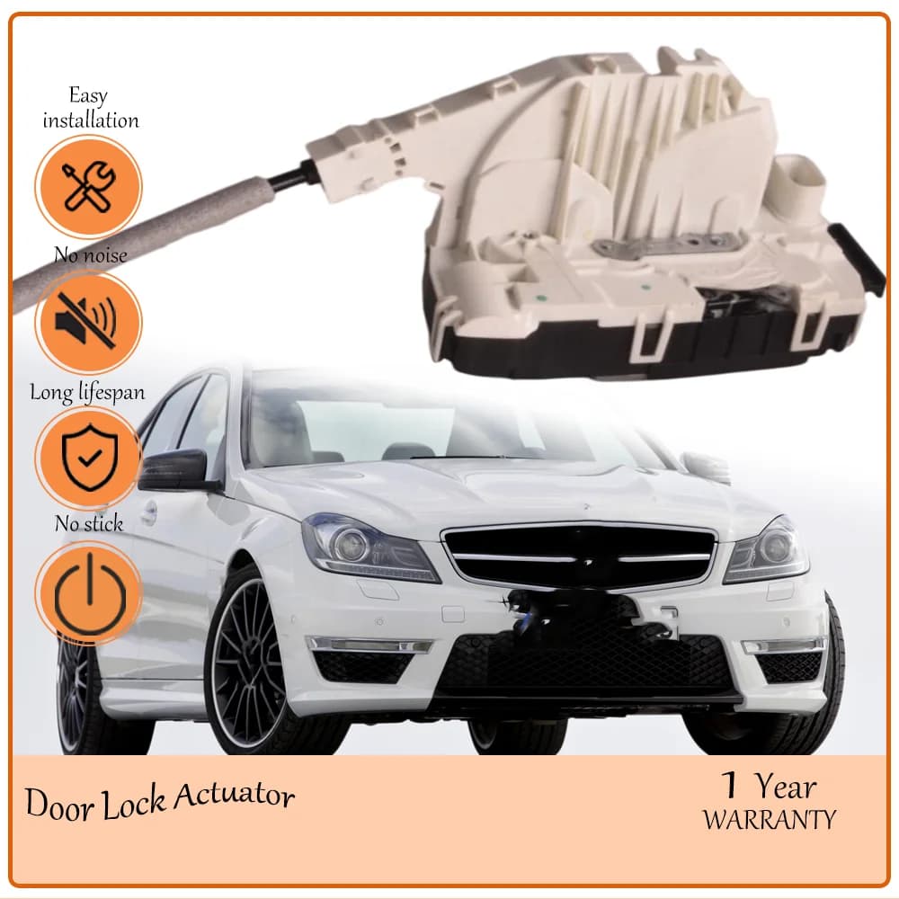 8Pin Dual Motor Front L/R Rear L/R Door Lock,Fit Benz W204 W212 C300 C350 E350,oem 2047201935,2047202235,2047304135,2047304235