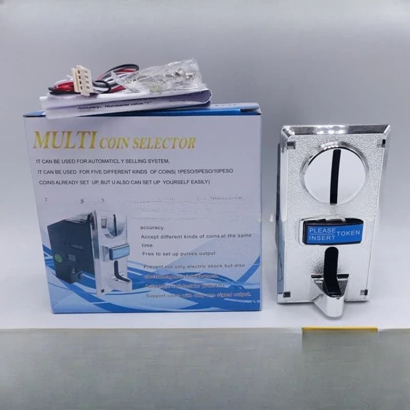 Multi-currency 616 coin slot supports 6 kinds of coins at the same time, suitable for multi-currency 616 coin Acceptor