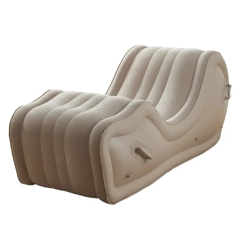 Automatic inflatable sofa music festival outdoor single air cushion air sofa lazy recliner zero gravity meditation mat