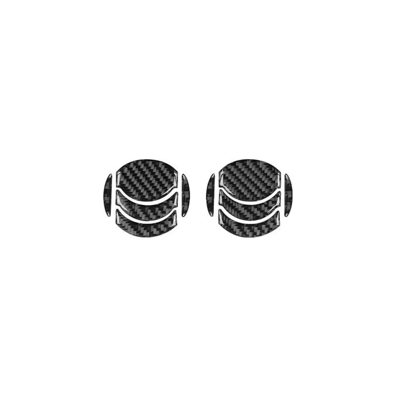 For 06-09 Nissan 350z Carbon Fiber Left and Right Air Outlet Decorative Stickers Car Interior Modification