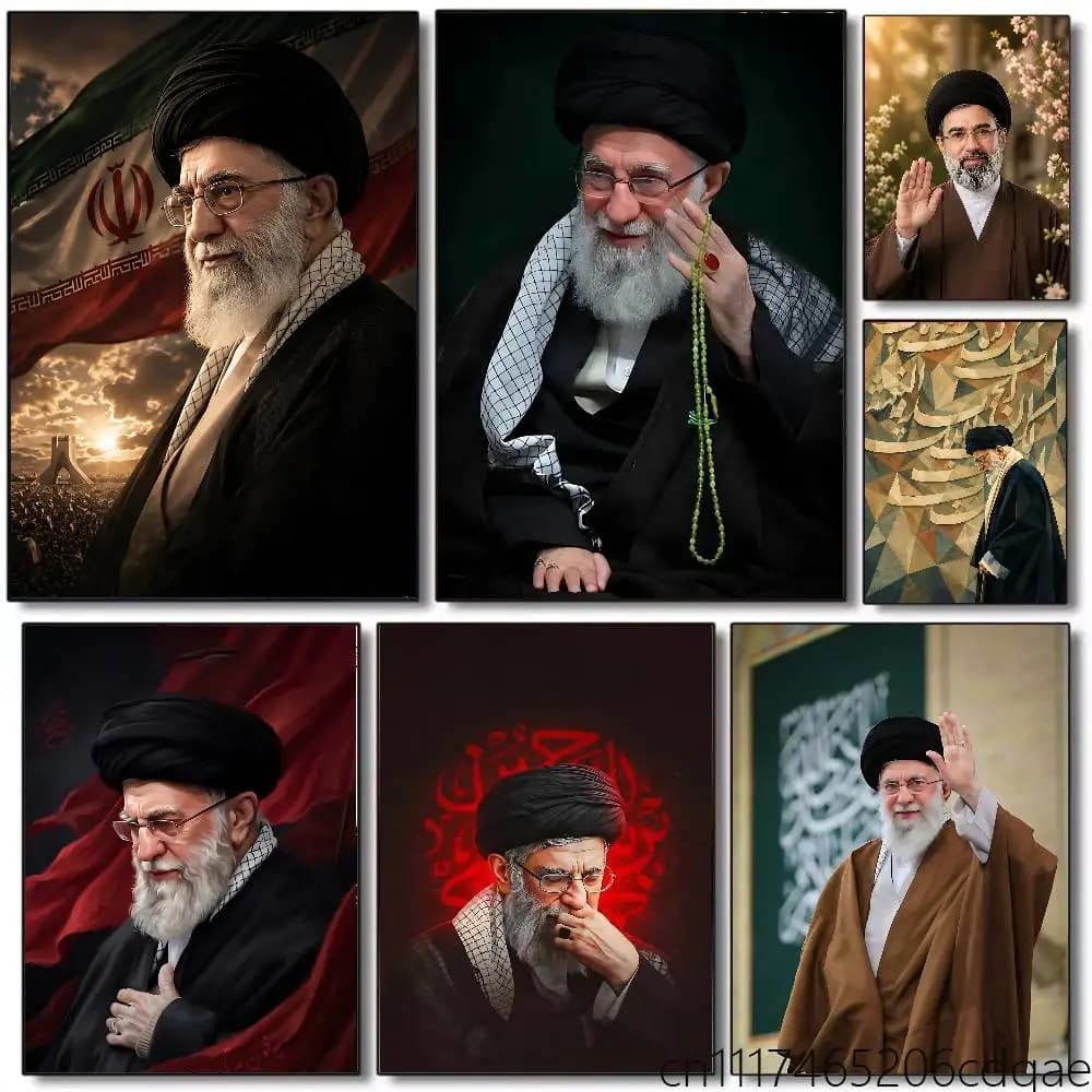 For RIP Ali K-Khamenei Iran Poster Wall Art Posters, Texture Paintings, Ideal Gift for Room Decoration