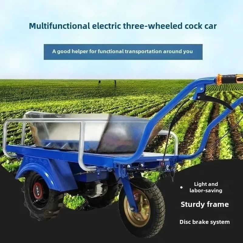 FG JX-1 Agricultural Chicken Bus Electric Tricycle Household Trolley Orchard Truck