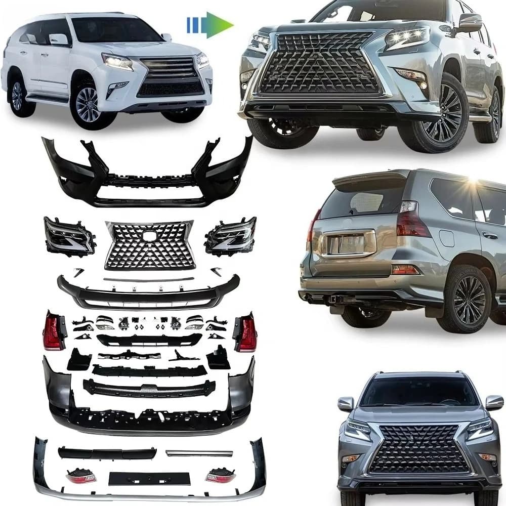 Car Front Rear Bumper Kit Exterior Styling Replacement Accessory Fit for GX 2010-2019