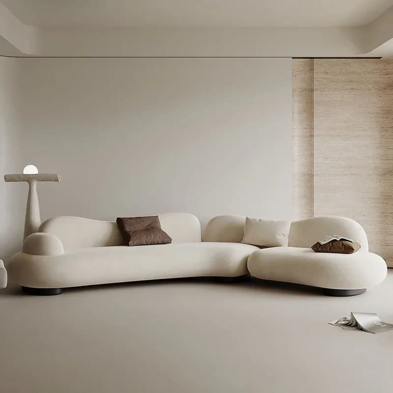 Nordic Lazy Living Room Sofas Couch Puffs Armchair Designer Double Sofas Relaxing Filling Decor Muebles Lounge Suite Furniture