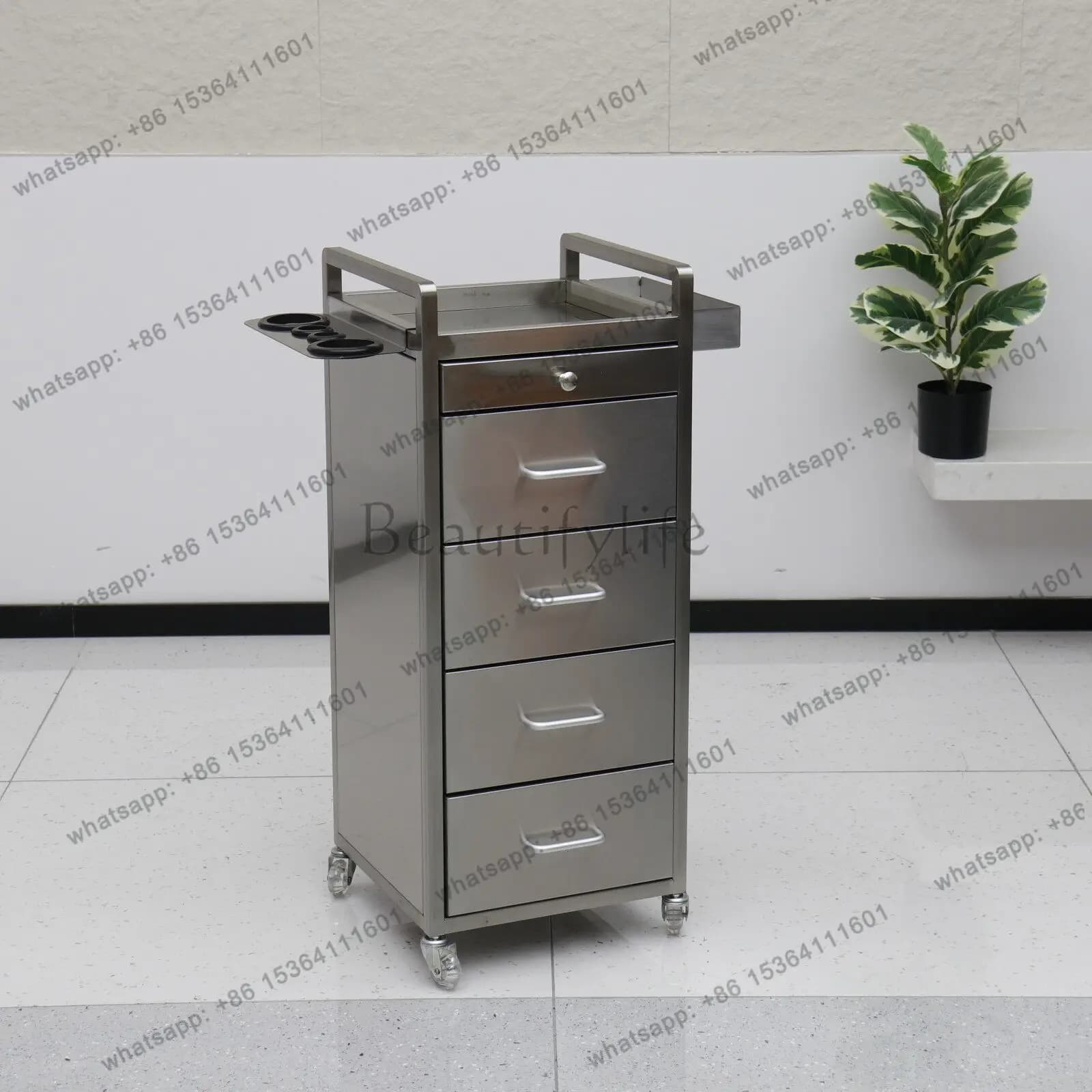 Beauty salon tool cart barber shop hair salon special new hair cutting storage cabinet