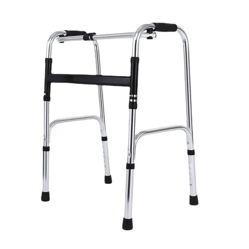Aluminum alloy walker flat tube 2-in-1 walker auxiliary frame for the elderly