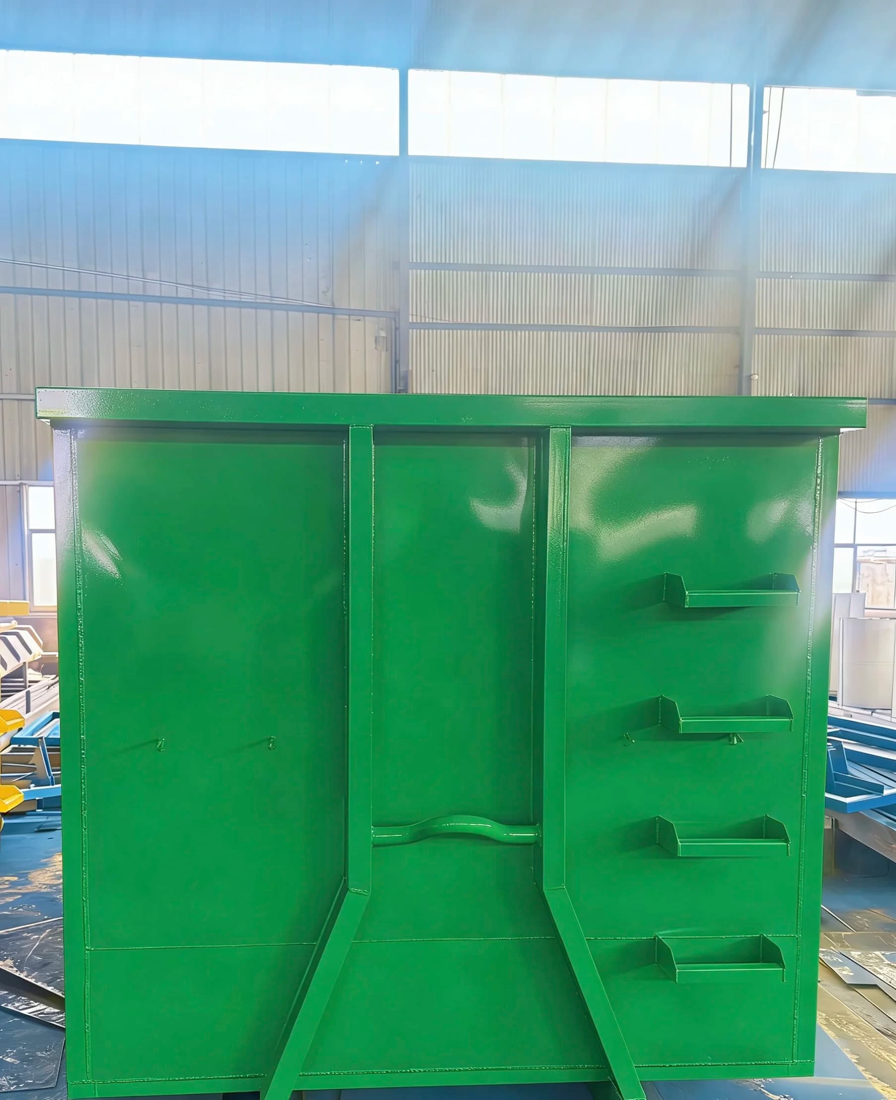 Industrial Hook Lift Dumpster Large Capacity Waste Container OEM
