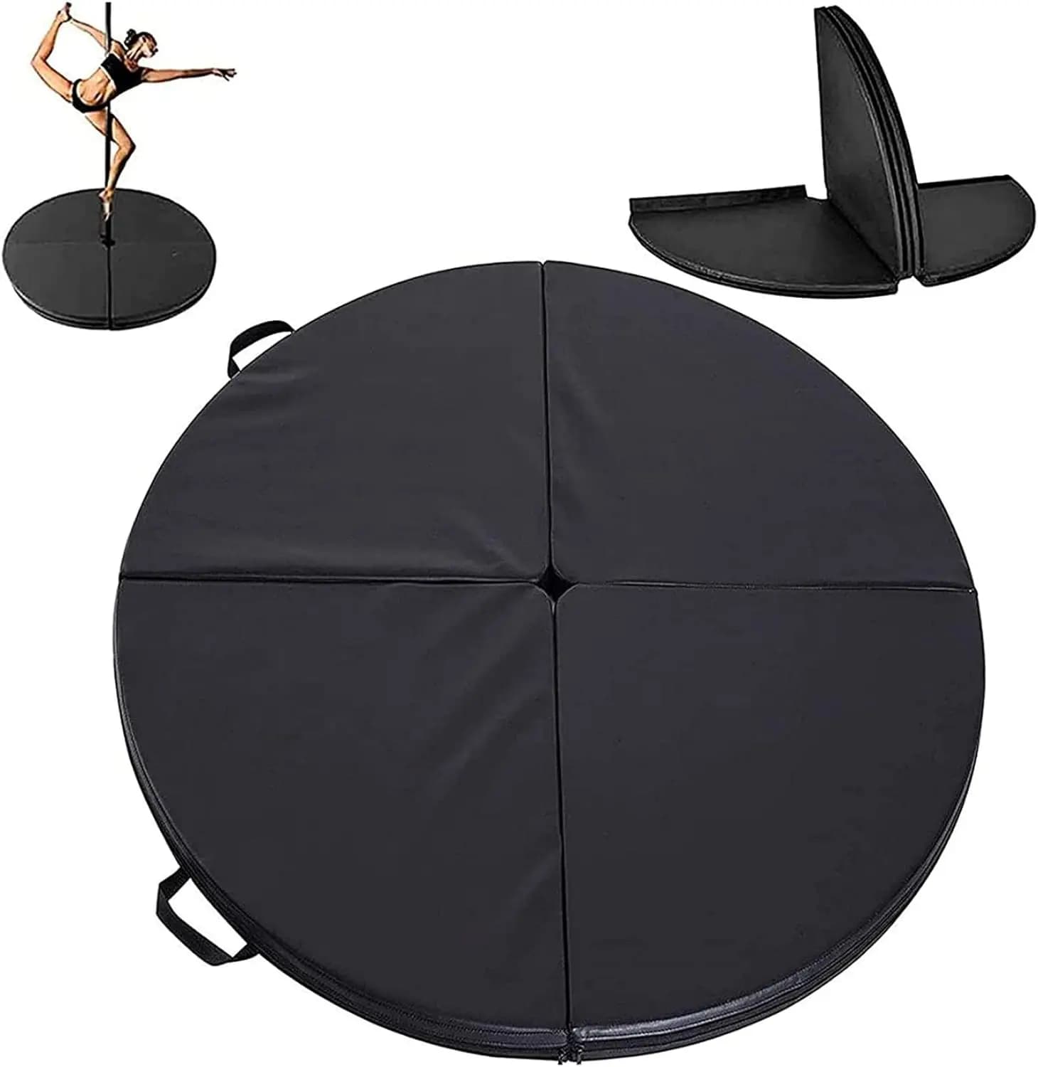 【Hot】Custom Pole Dance Mats, 3.6" Thick, 5ft Wide Pole Crash Mats, Specialize Fall Safety Padding Made For Pole