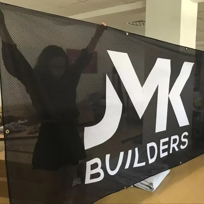 Advertising Dye Sublimation Digital Printing Outdoor Mesh Fabric Banner