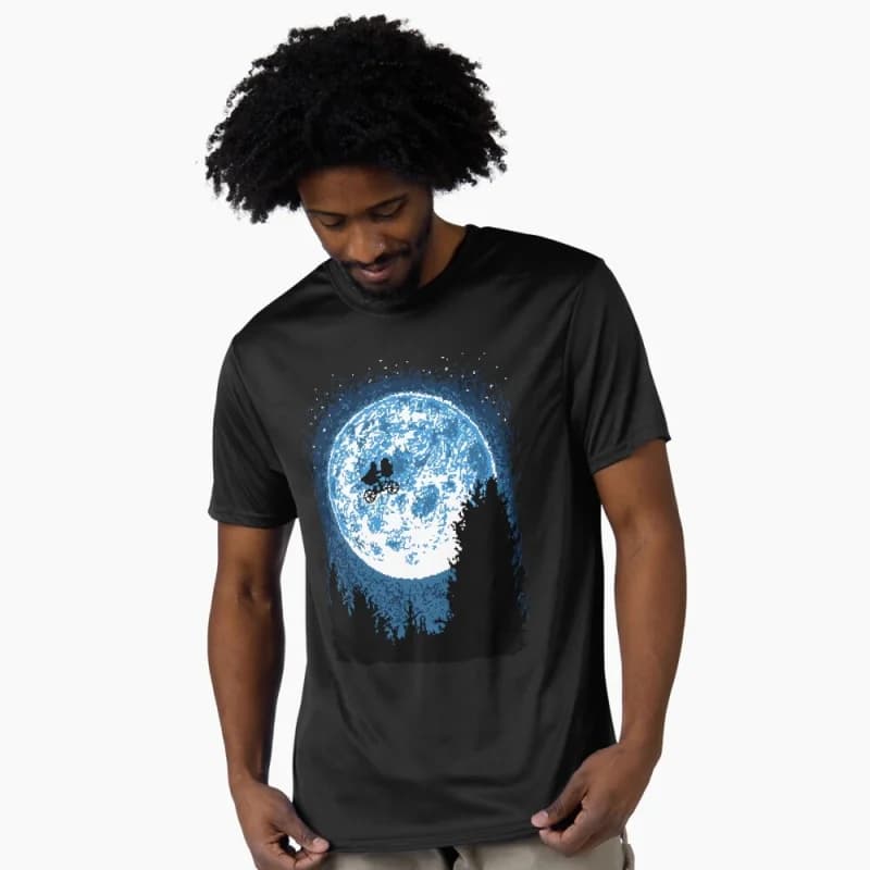 Next Level E.T. The Extra Terrestrial t shirt Retro Alien Movie Graphic Tee for Sci-Fi Fans 100% cotton printed All size Tops