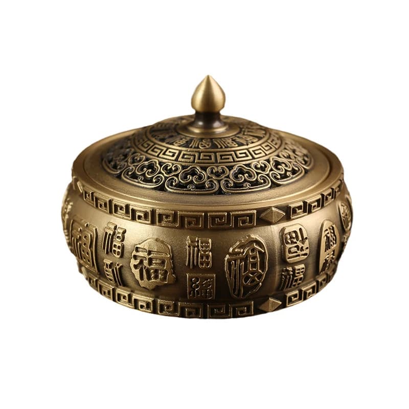Pure Handmade Brass Incense Burner Household Indoor/office Creative Incense Burner Worship Buddha Tea Ceremony Mini Decoration
