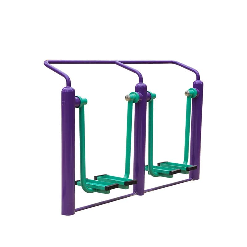 Outdoor Fitness Path Equipment Direct Buried Double Walking Machine Park Senior Walking Machine