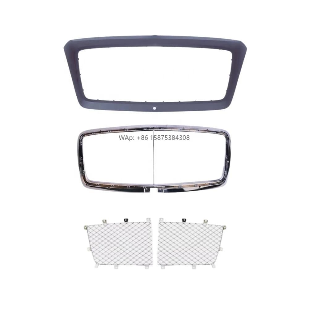 New for Bentayga 2016-2020 Radiator Grille Cover Plate OEM 36A853653 Black/Silver