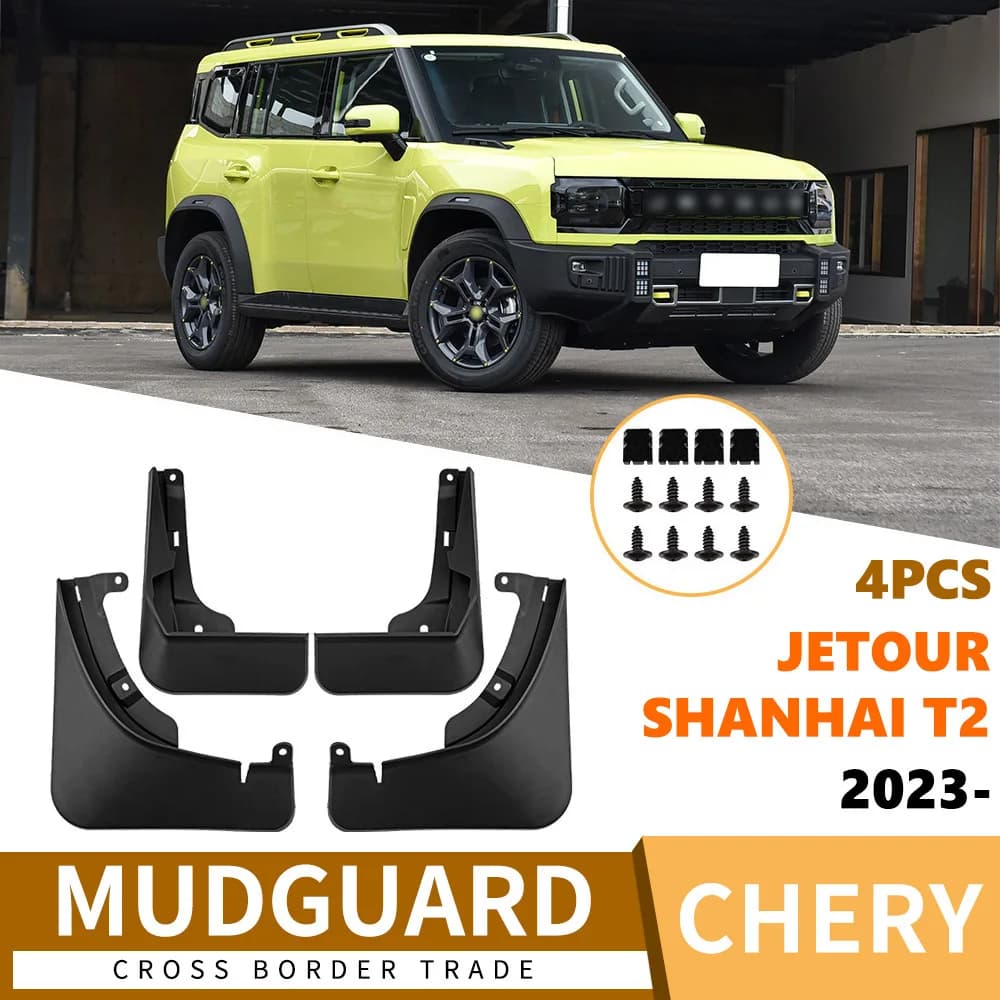 For Chery Jetour Shanhai T2 2023 car fender tiles fender flares mud flaps car fender car accessories