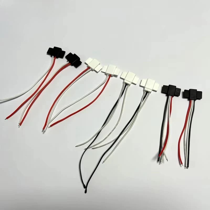 20pcs USB-C Female Sewing Electric Heating DC 5521 DC35135 Type-C USB-B Micro 5 Pin Connectors Copper Conductor