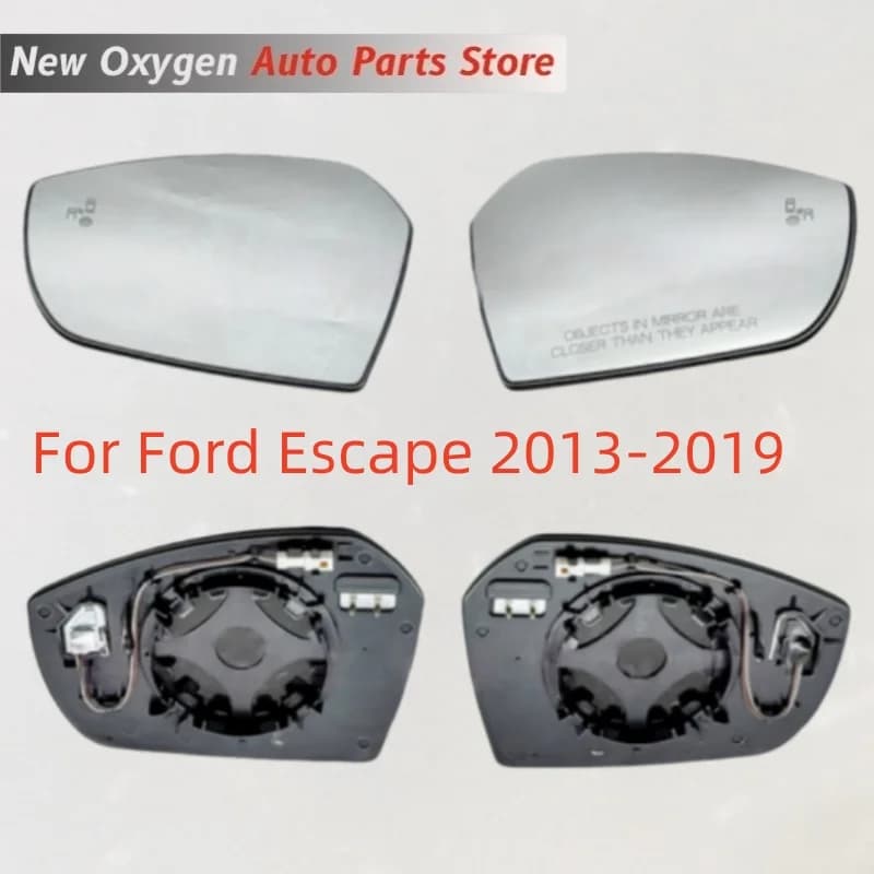 For Ford Escape 2013-2019 models Rearview mirror, lane departure assistance mirror lens, mirror heating, blind spot mirror
