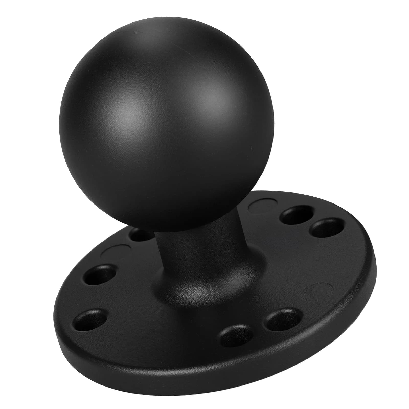 VINmounts Aluminum 1.5 inch Ball Mount Base ,AMPS Hole Round Plate,Compatible with RAM Mounts C Size 1.5 Inch Ball Double Socket