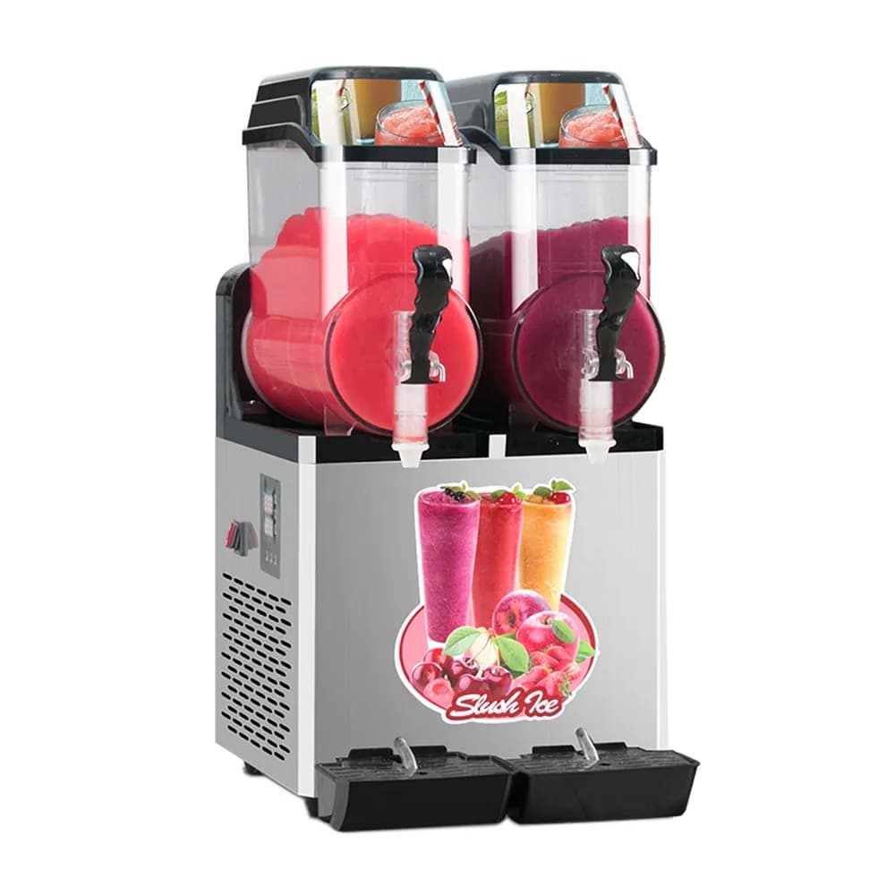 Commercial Margarita Machine Slushie Machine 12L X 2 Tank Smoothie Frozen Drink Maker Slushy Machine