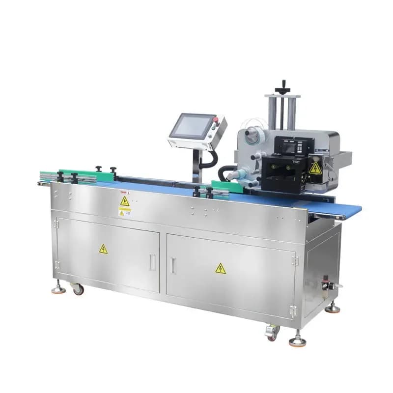 Vegetable, fruit and food weighing and labeling machine, packaging bag real-time printing and labeling machine