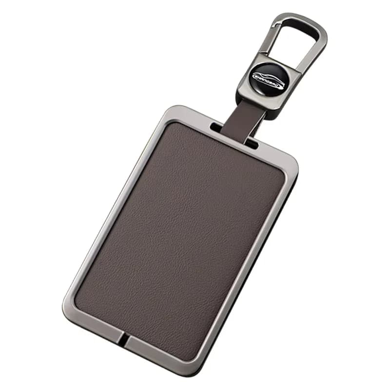 For Leapmotor C10 C11 C16 Zinc Alloy Leather Car NFC Card Remote Key Case Cover Protector Shell Auto Keychain Accessories