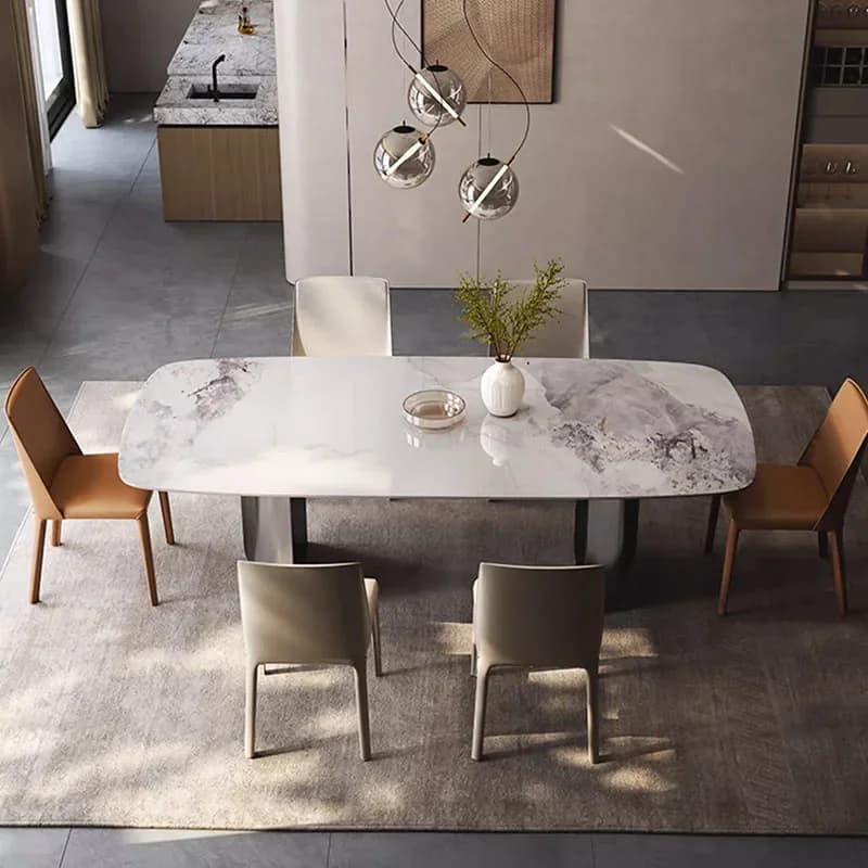Luxury Style Tables Nordic Tall Keep Kitchen Warm Dining Tables Rectangle Modern Tavolo Rotondo Pranzo Dining Room Furniture