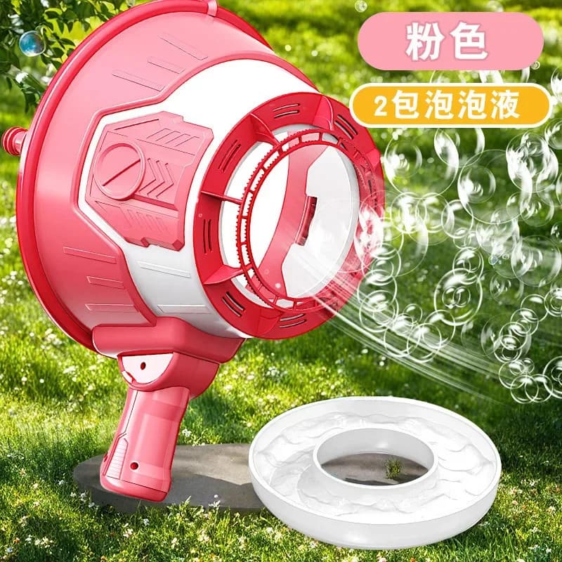 Bubble Machine Novelty Extra Large Air Cannon Blows Children Handheld Fireworks Gatling Gun Toys Children Gifts Decoration Gift