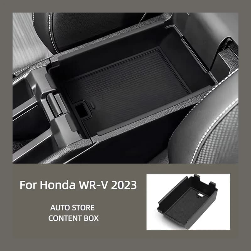Applicable to Honda 2023 WR-V glove box storage box center console storage box car storage center tray