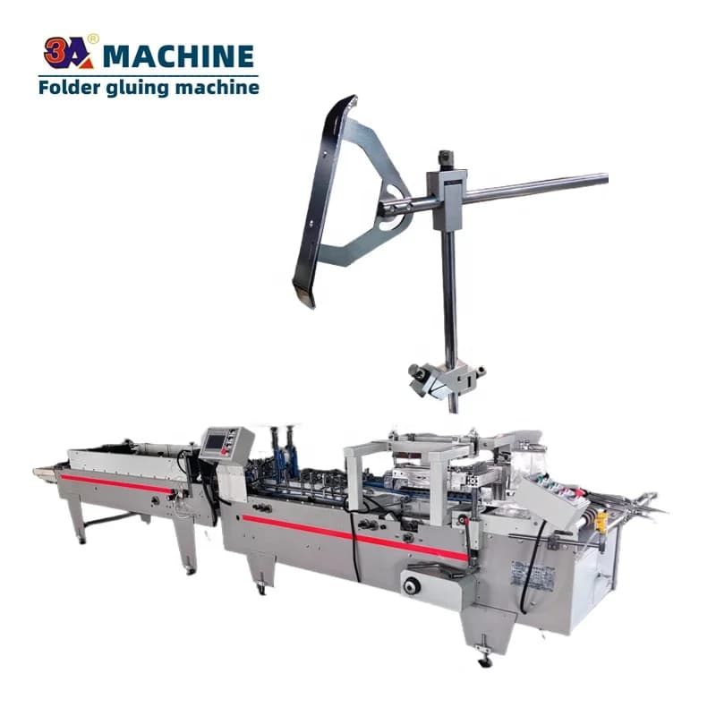 Automatic Manual Box Folding Gluing Machine Paper Beater Box Folder Gluer Spare Parts Case Packaging