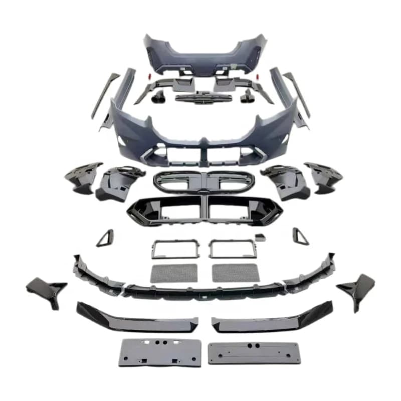 High Quality 5 Series G60 G68 2024-2026 M5 Upgrade Kit PP Front Rear Bumper Side Skirt Grille Auto Exterior Modified Accessories