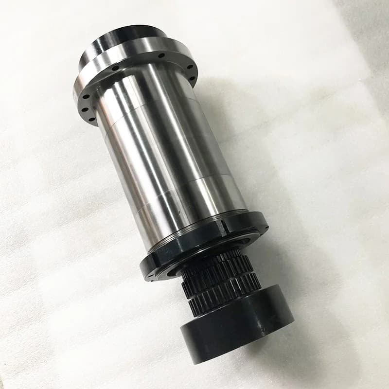 A2-4 A2-5 A2-6 A2-8 Belt Driven Turning Lathe Spindle 36mm 56mm 66mm 86mm Through Hole Horizontal CNC Lathe Machine Spindle