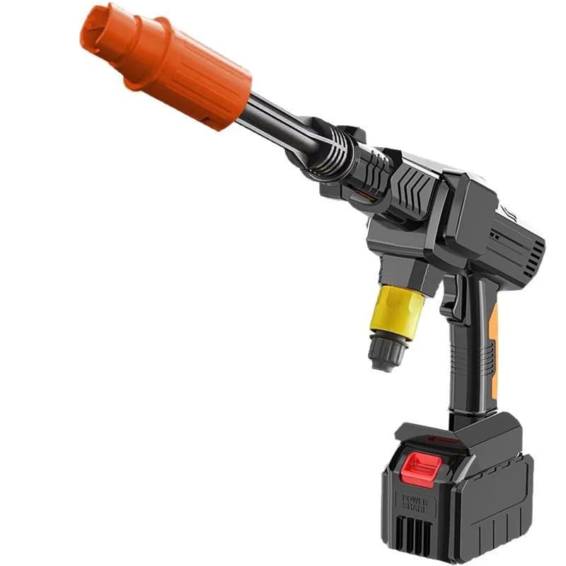 Brushless lithium battery car washing machine portable high pressure water gun, car wash water gun household high power