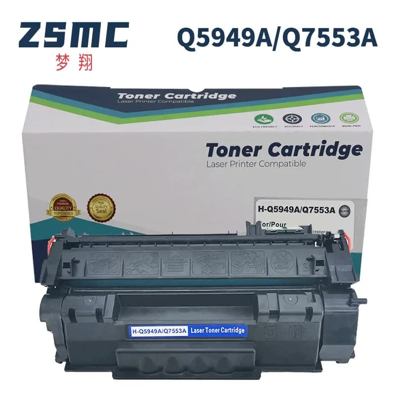 Compatible Q7553A 53A Toner Cartridge for LaserJet P2014 P2015D M2727 Printer