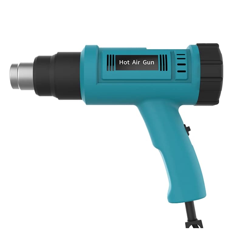 Portable 2000 watt electric heat gun for DIY and industrial use with adjustable temperature