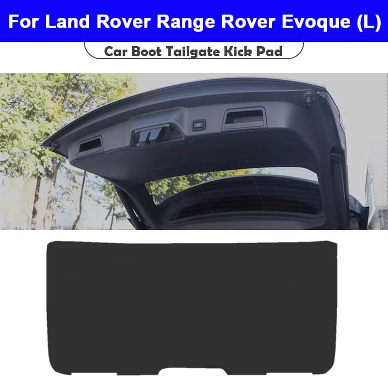 For Land Rover Range Rover Evoque L 2015-2025 Trunk Tailgate Guard Pad Leather Rear Trunk Door Protective Car Accessories