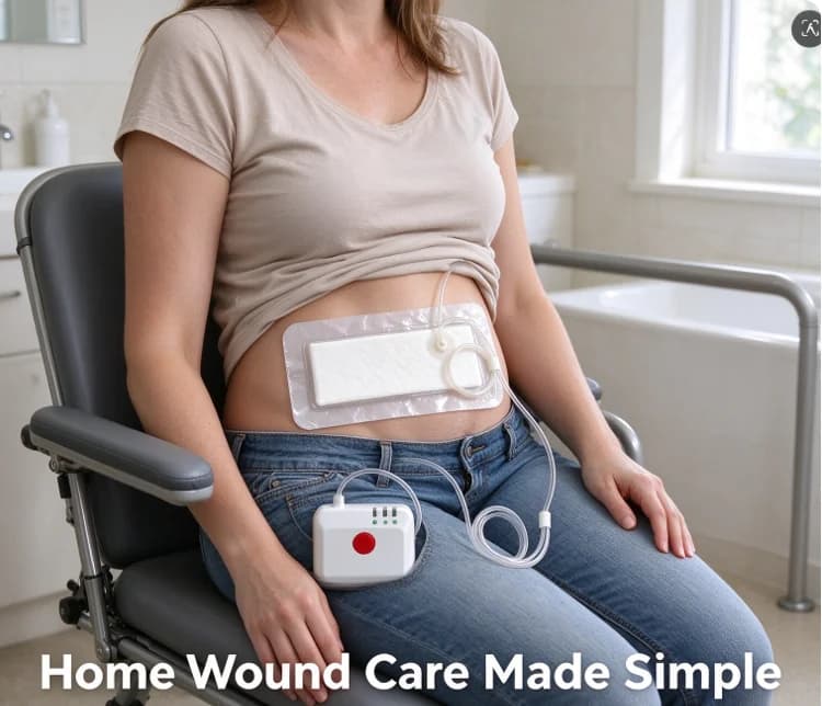 Portable Negative Pressure Pump RECO NPWT Negative Pressure Wound Therapy System For Acute And Chronic Wound Healing