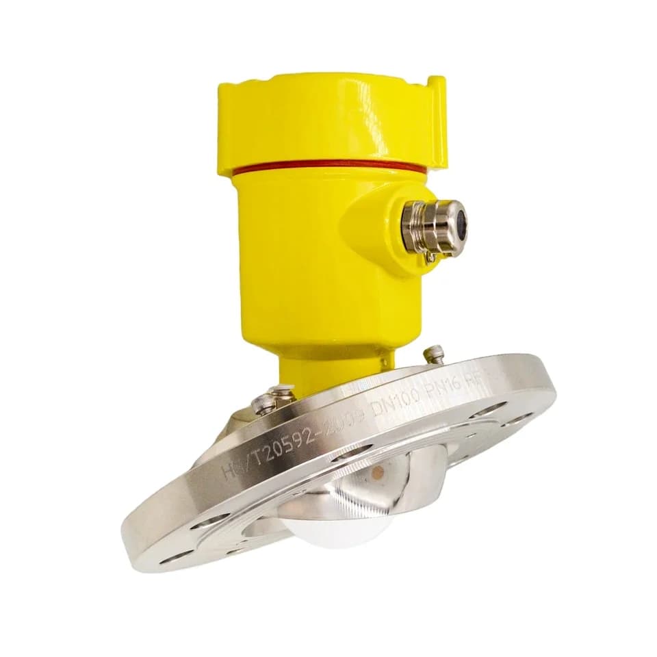 High Frequency 80GHz Non-Contact Level Meter 4-20mA HART DN80 DN100  Level Sensor Level Measuring Instruments