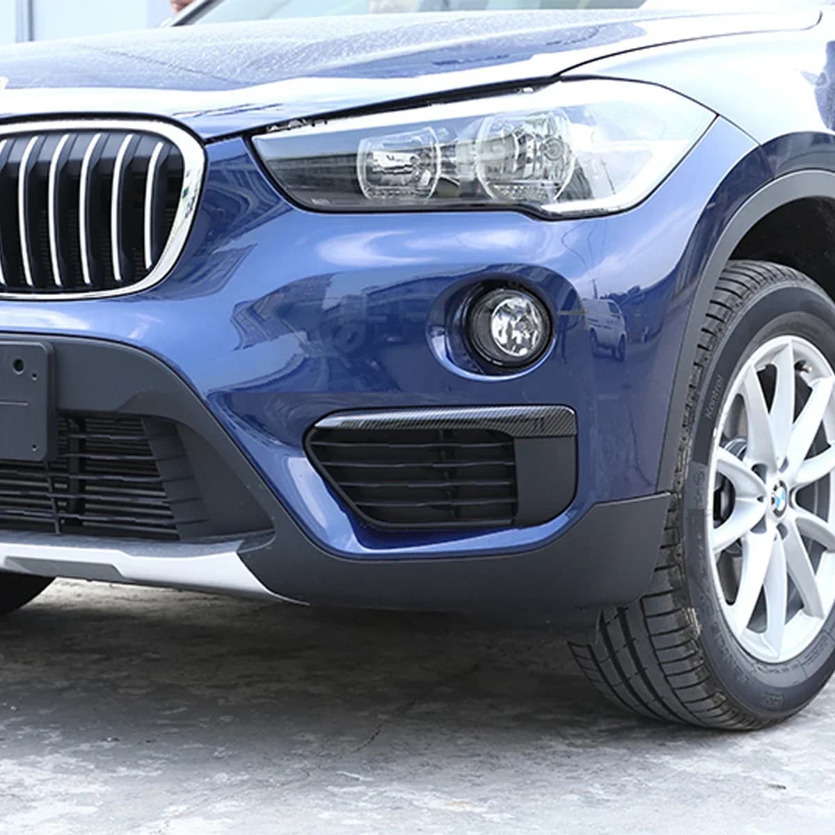 For 2016-2019 BMW X1 F48 ABS front fog lamp trim strip decoration car exterior decoration accessories