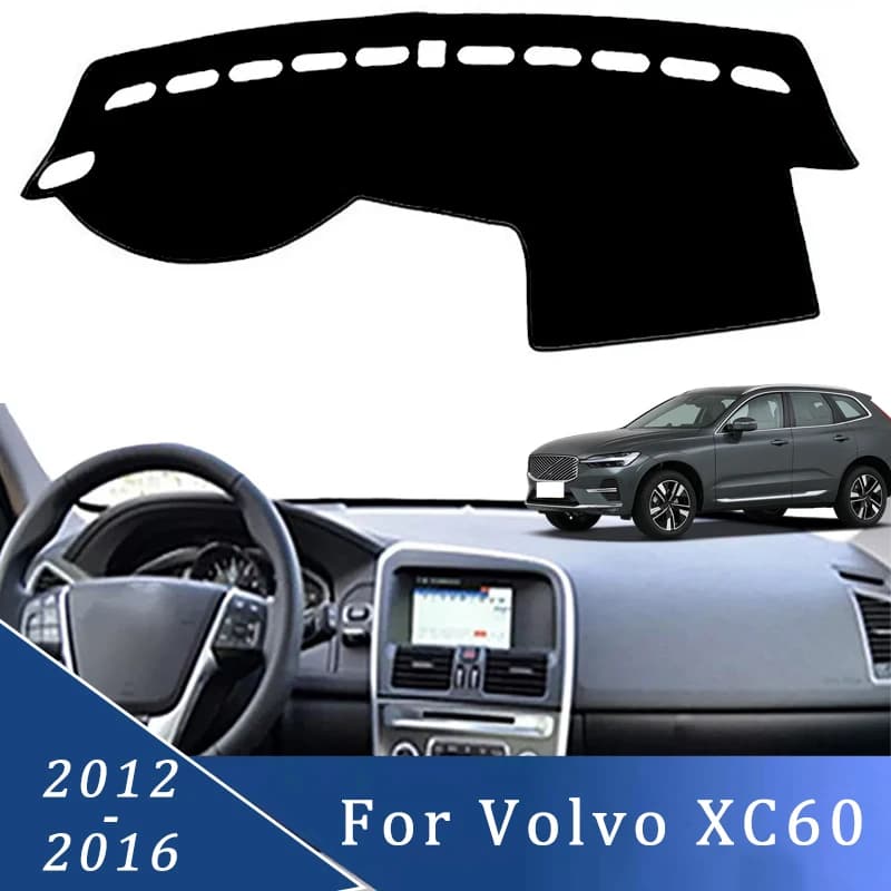 Car Dashboard Cover Sun Shade Mats Avoid Light Pads Instrument Panel Protective For Volvo XC60 2012-2016 Models Car Accessories