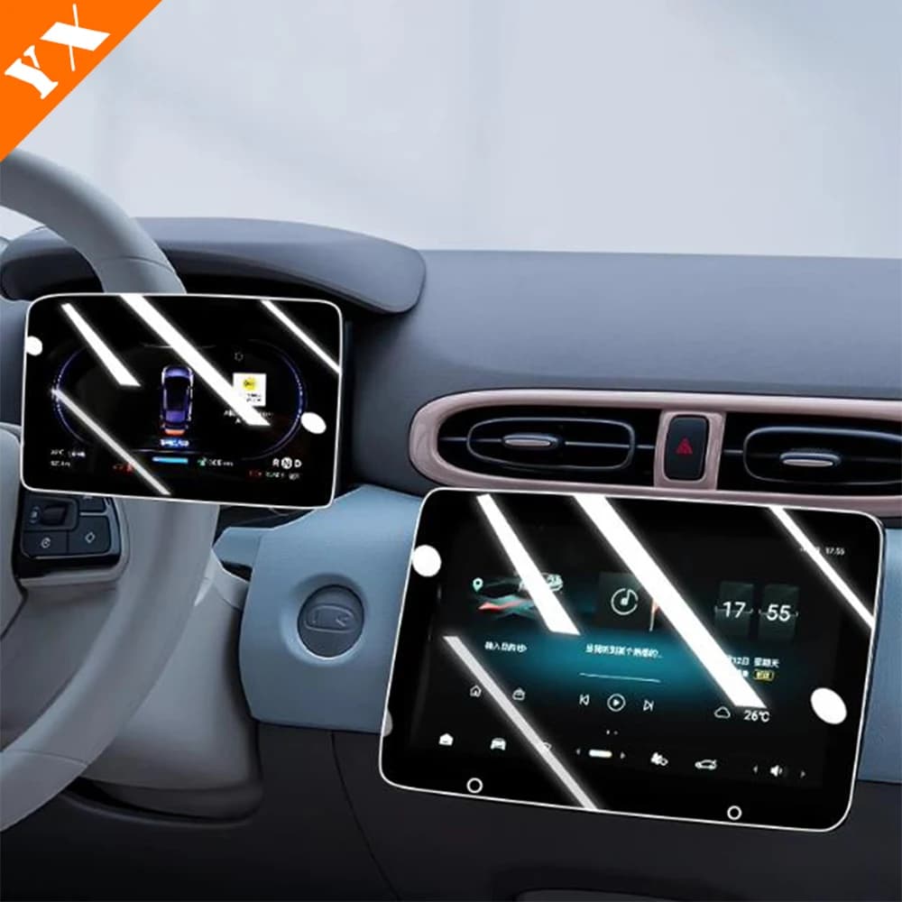 2024 2025 2026 For Leapmotor T03 accessories Tempered Glass Film Car Central Console Navigation,Instrument Screen Protect Film