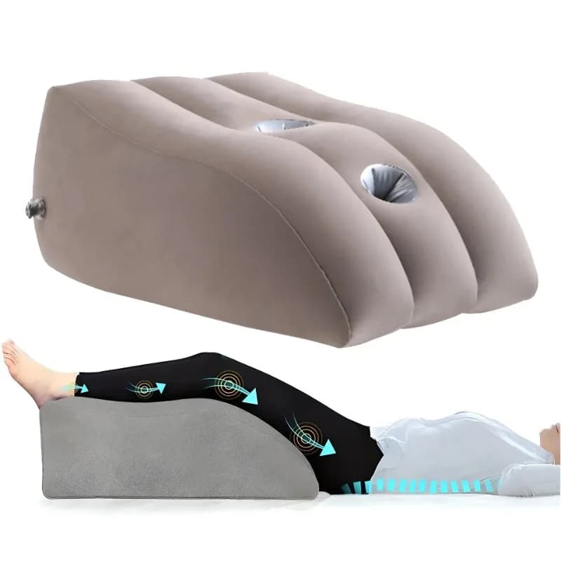 Inflatable Wedge Pillow-leg Lift Elevation Pillow For Home Travel Marine Pattern Body Support Deep Sleep Foot Pad