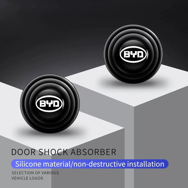 Universal Car Vibration Dampening Pads Door Impact Protector Sticker For BYD M6 G3 G5 T3 13 F3 F0 S6 S7 E5 E6 Tang Song Qing