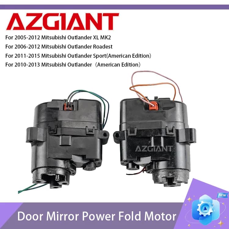 AZGIANT Car Rearview Mirror Fold Motor Assembly For Mitsubishi Outlander XL Roadest Sport Left/Right Side Car Mirror Accessories