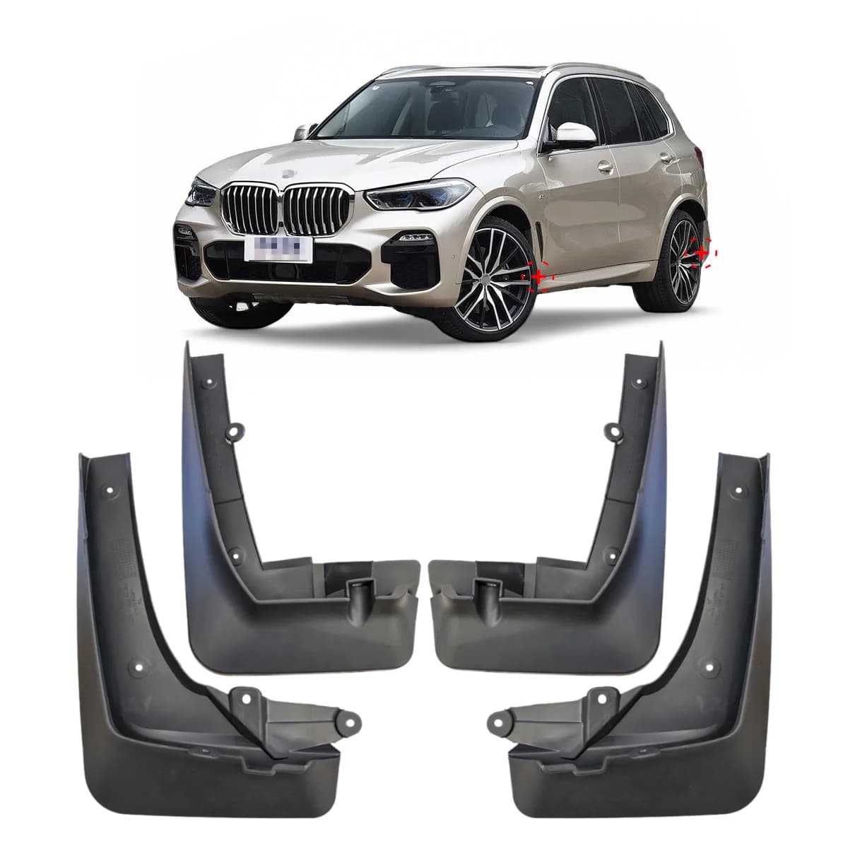 Suitable for 19-26 BMW X5 M Sport G50 Mudguards