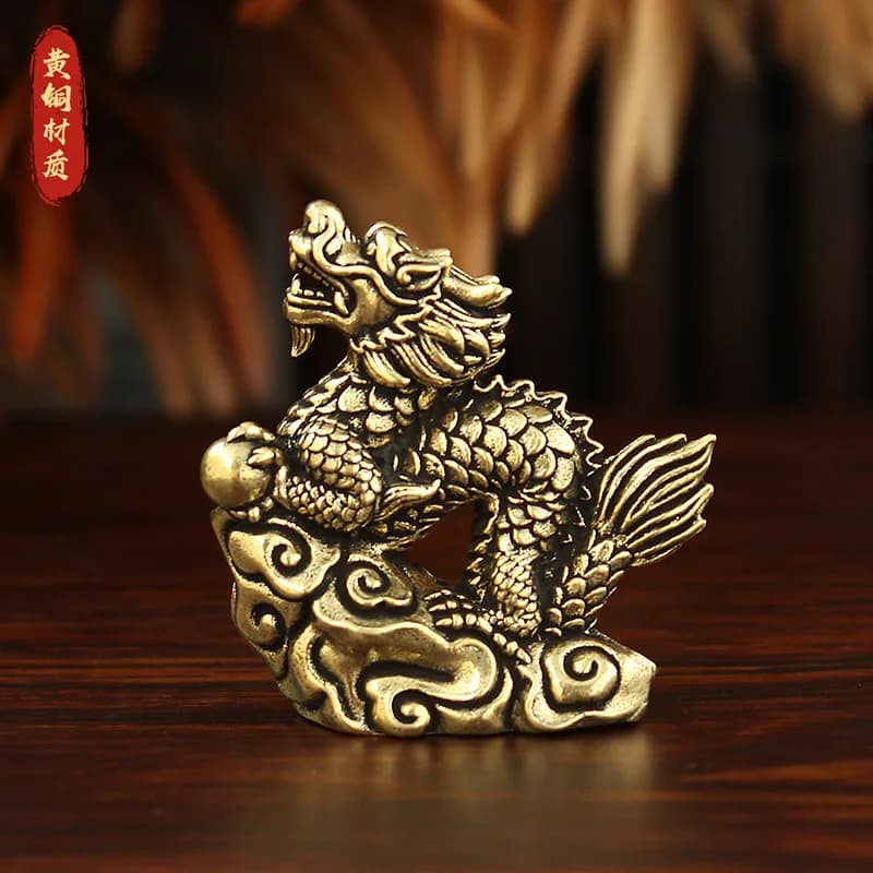 Cloud Ornament, Flying in the Sky, Wealth-Attracting Zodiac , Ball, Auspicious Clouds, Dragon Tea Tab