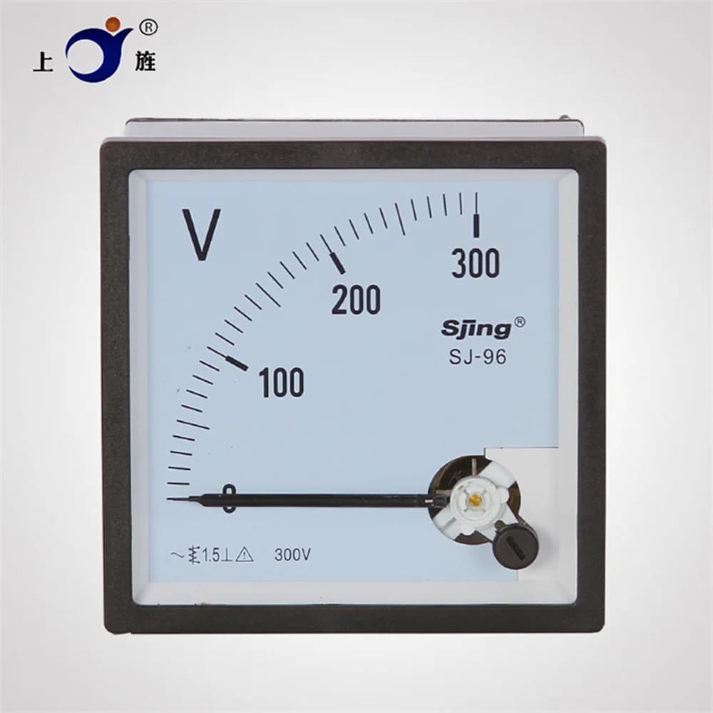 1Pcs CP-96 SJ-96 CZ-96 AC 5V 10V 15V 20V 30V 50V 75V 100V 150V Range Analog Voltmeter Gauge Panel voltmeter