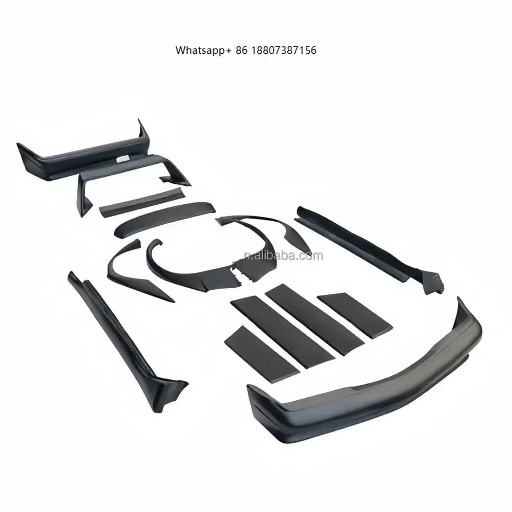 Suitable for 1982-1993 MercedesBenz W201 190E Body Kit Wide Fenders Front and Rear Bumpers,front Fenders Rear Fender air Dams