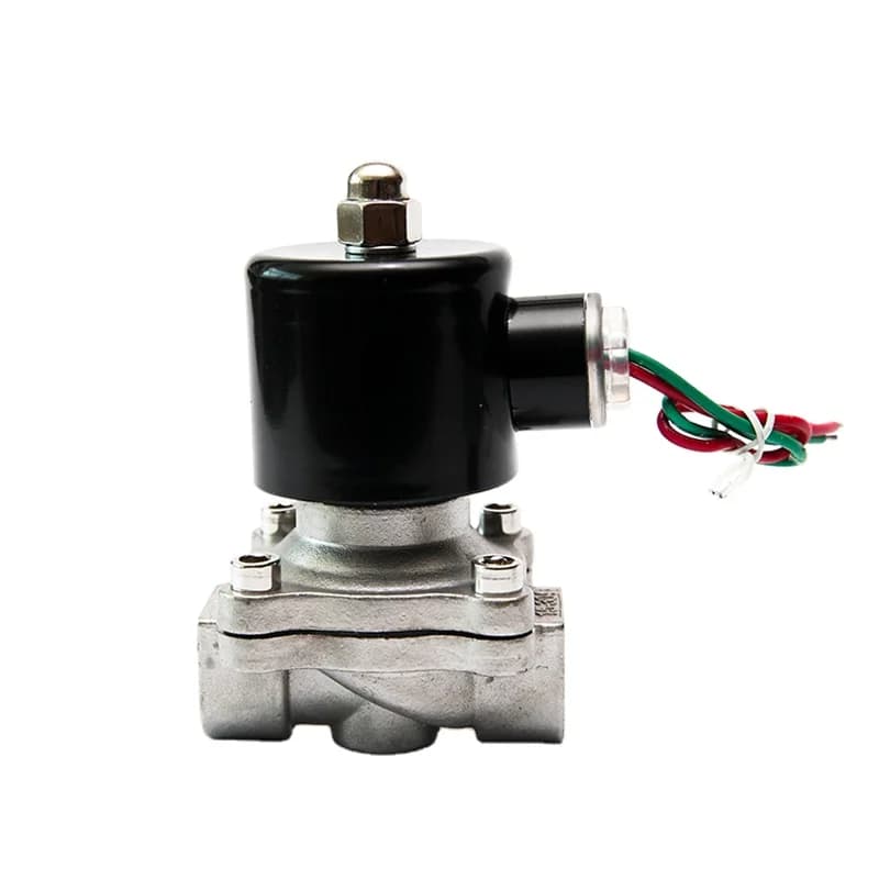 12v Direct Acting Stainless Steel Solenoid Valve 3/4\" Normally Closed Water Solenoid OEM Customizable Ball Structure