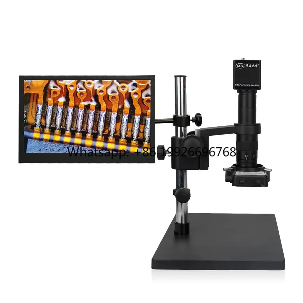 EOC Electron Soldering Digital Screen Microscope Camera Video Zoom Cheap Microscopes Prices for Mobile Phone Repair Electronics