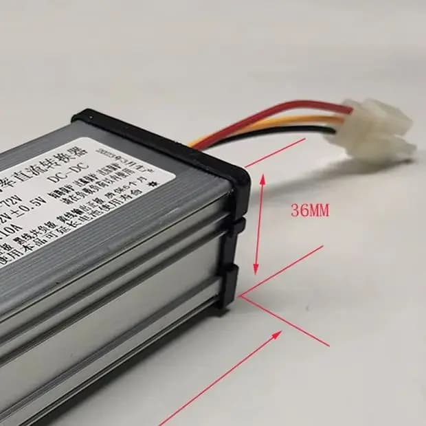 For Electric E-Bike DC-DC Converter 36V/48V/60V/72V to 12V 10A 120W Buck Step Down Power Supply Module Adapter Transformer